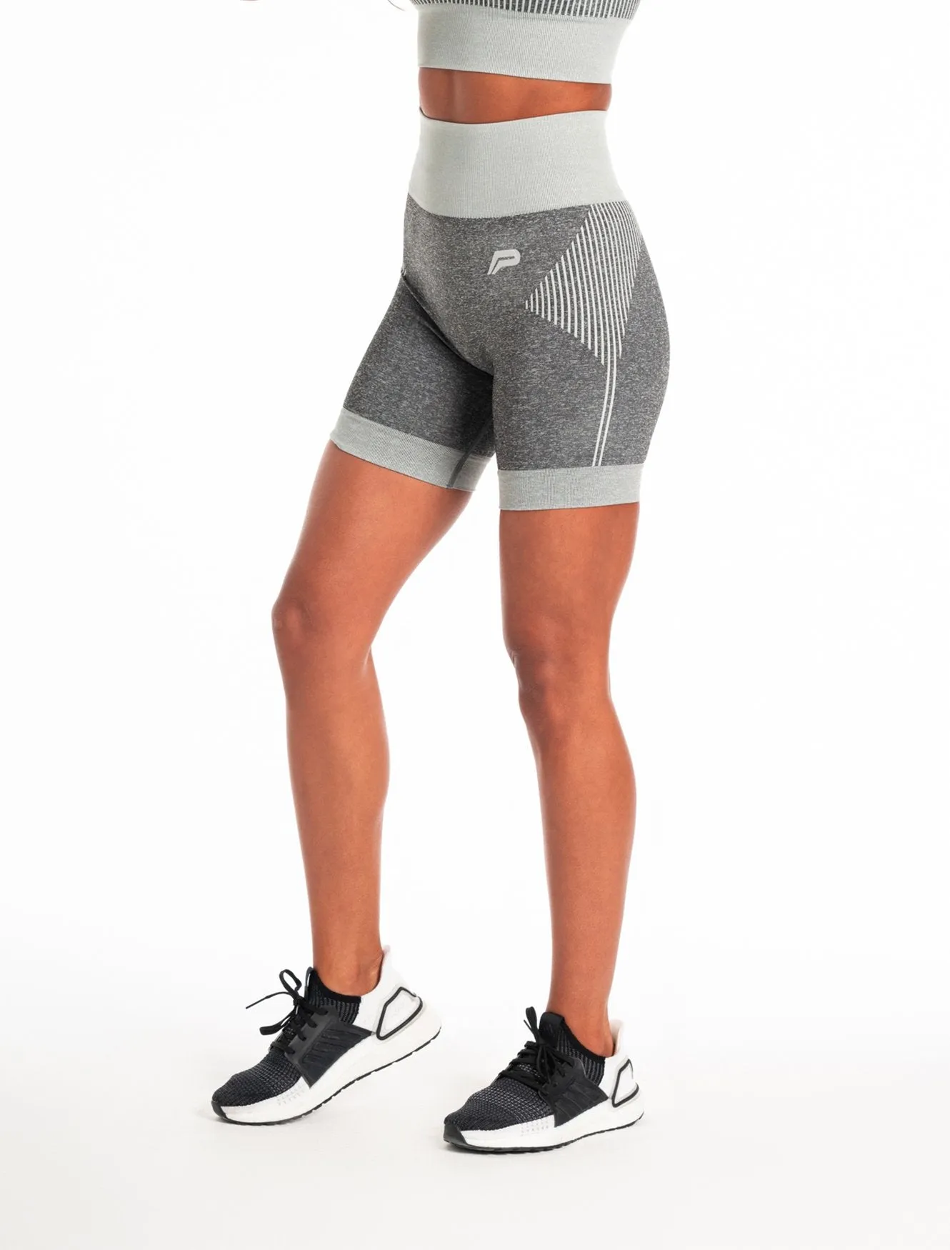 ADAPT Seamless Shorts - Light Grey