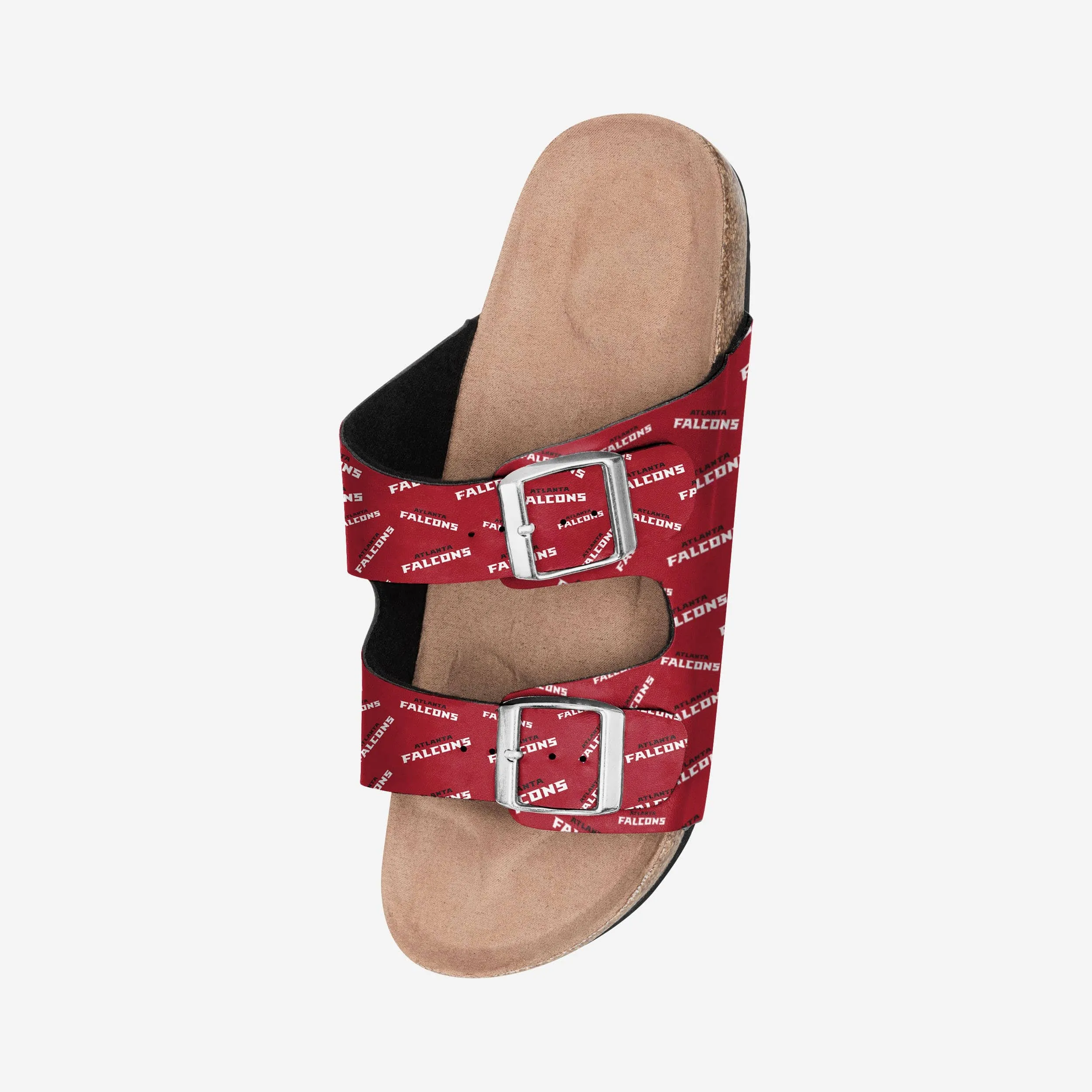 Atlanta Falcons Womens Mini Print Double Buckle Sandal