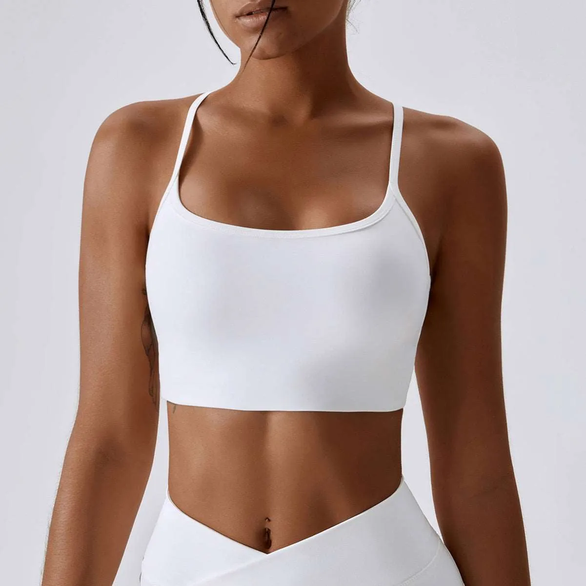 Backless Sports Bra High Support Sports Top
