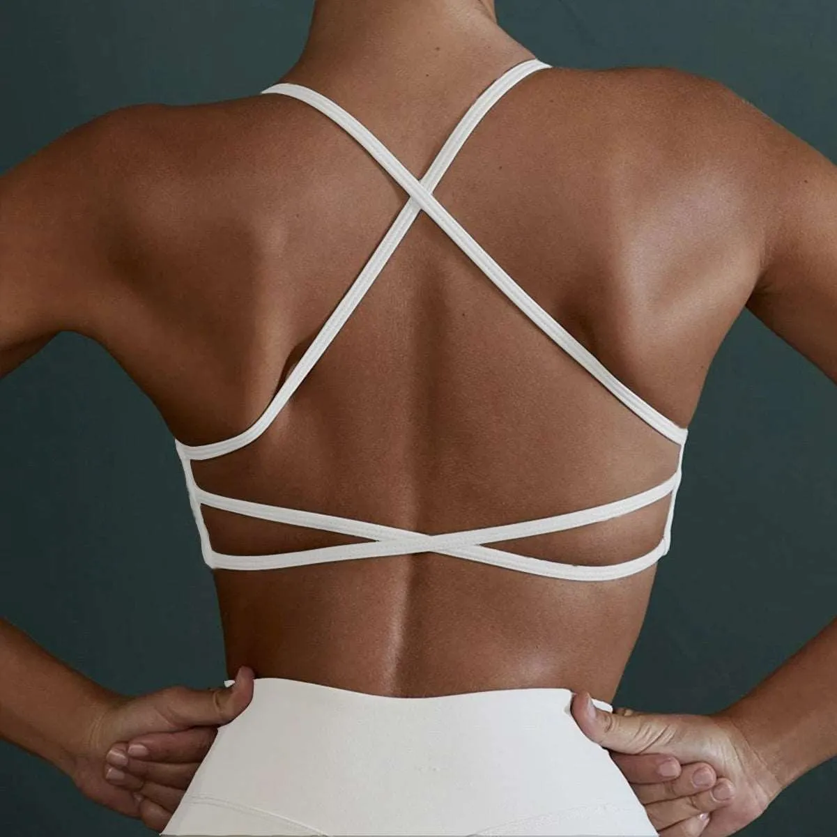 Backless Sports Bra High Support Sports Top