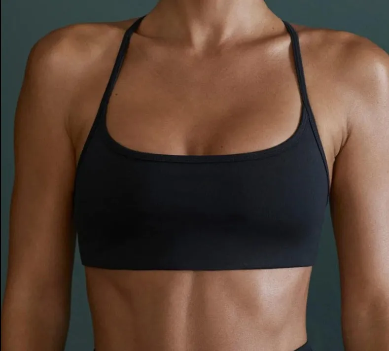 Backless Sports Bra High Support Sports Top