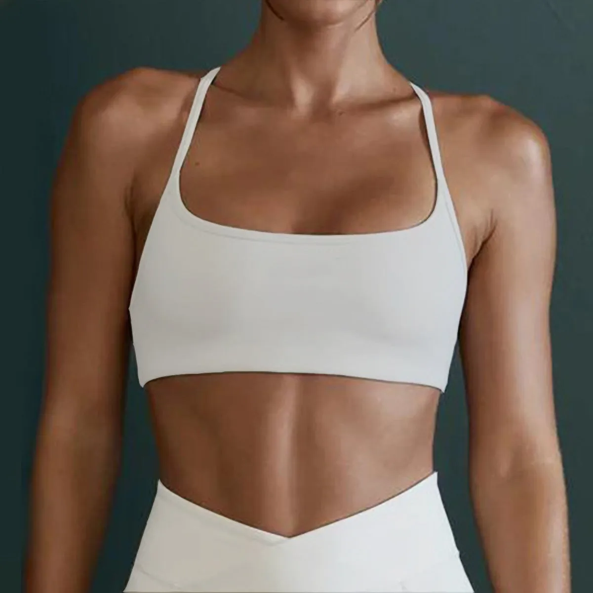 Backless Sports Bra High Support Sports Top