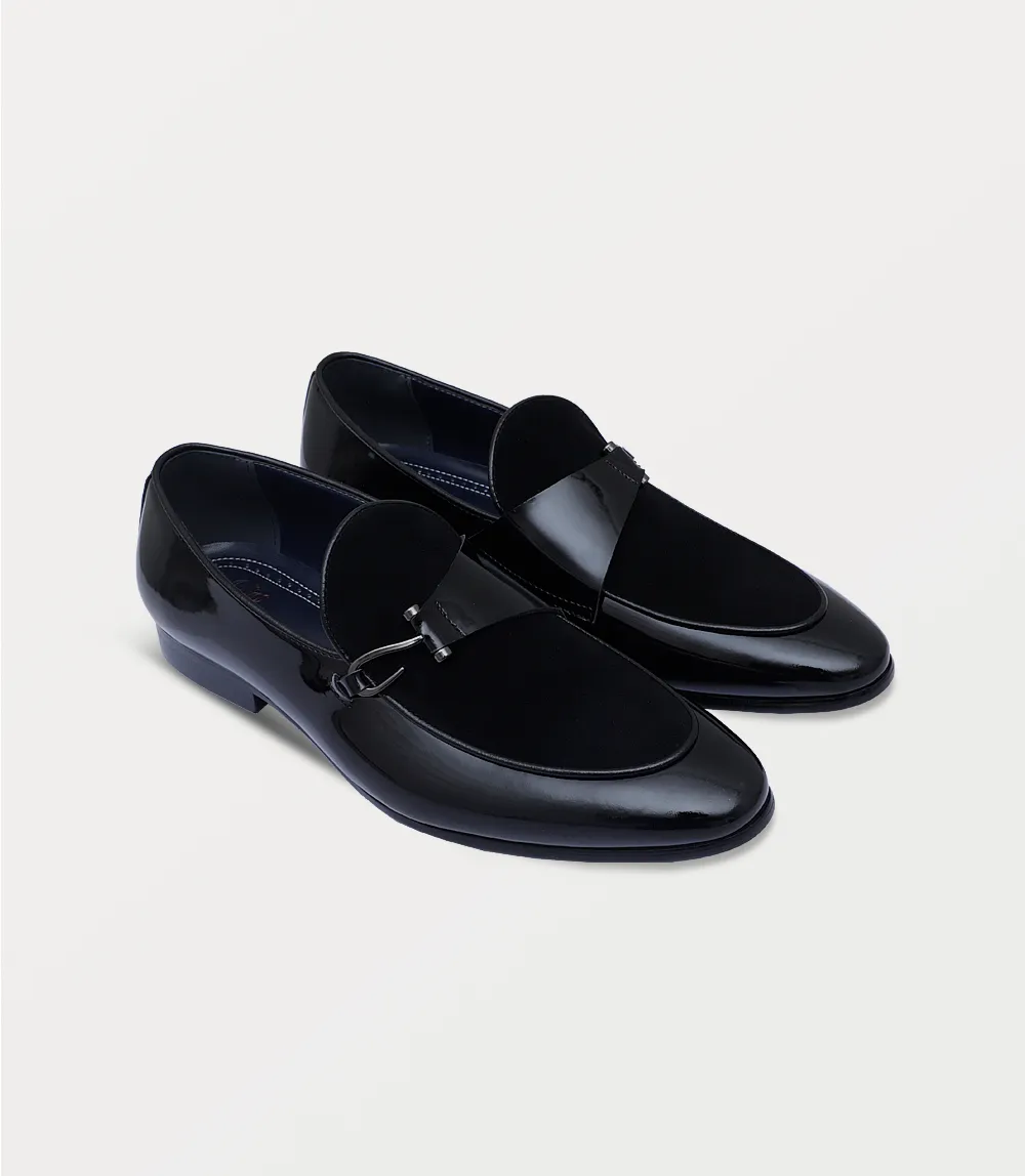 BM6811-BLACK-Men Slip On