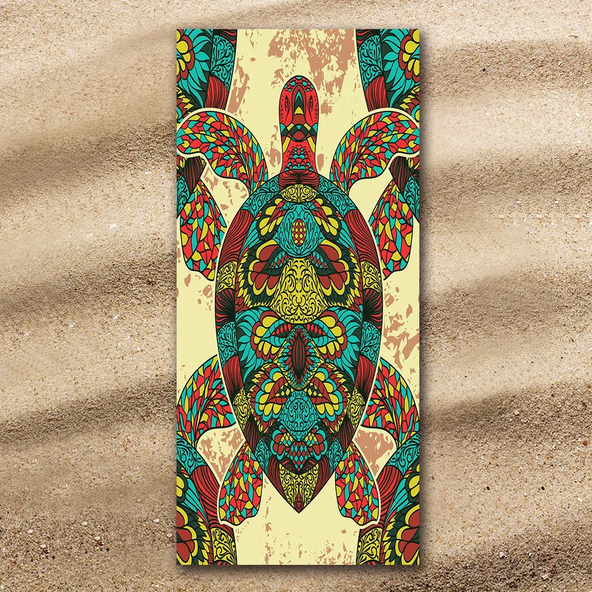 Bohemian Sea Turtle Jumbo Towel