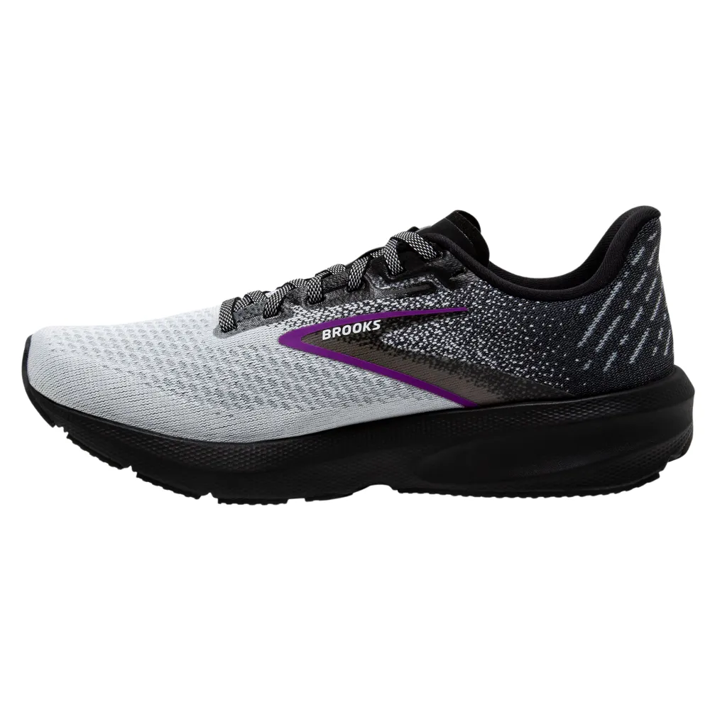 Brooks Launch 10 Black/White/Violet Running Shoes (Women's)