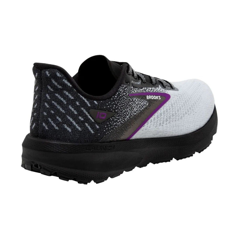 Brooks Launch 10 Black/White/Violet Running Shoes (Women's)