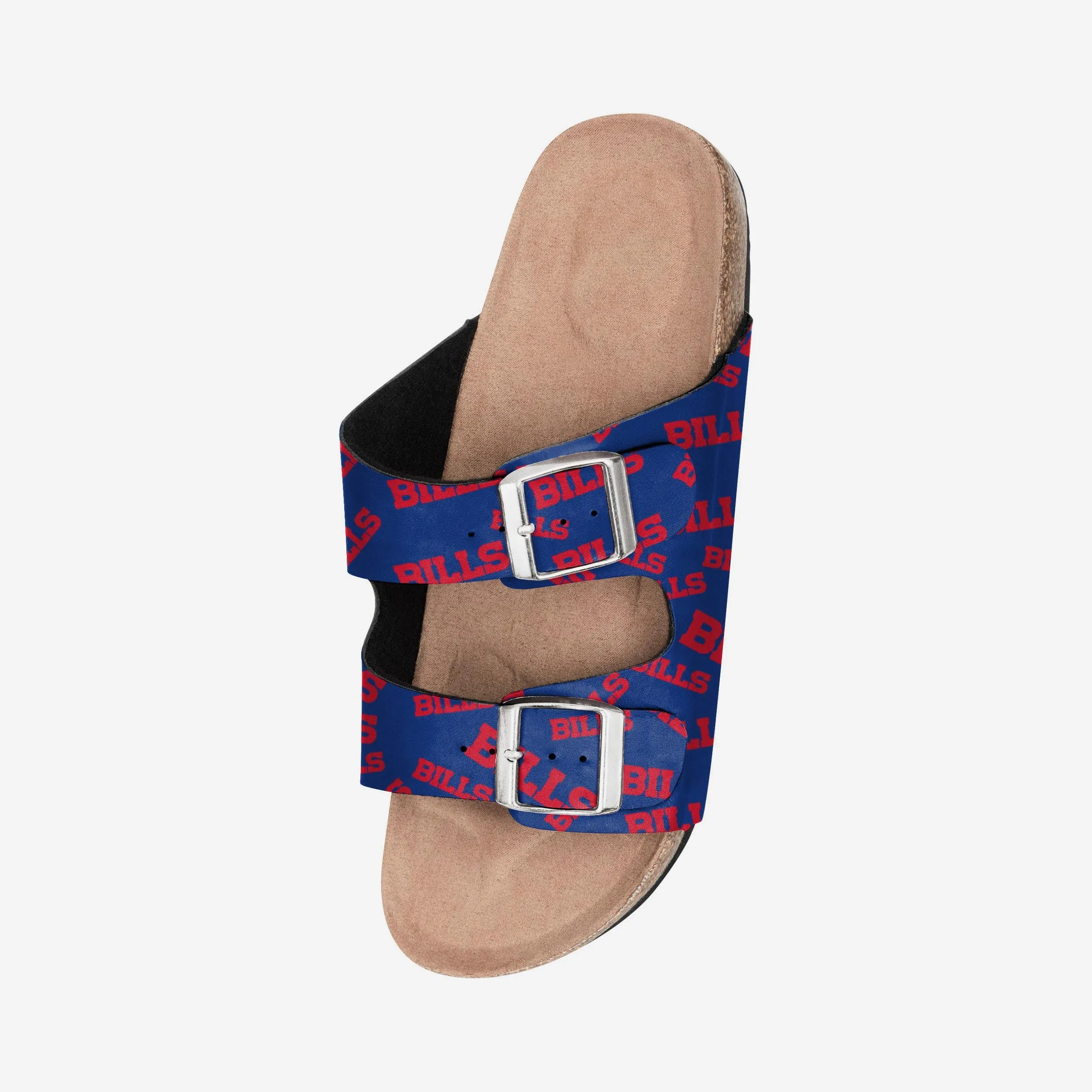 Buffalo Bills Womens Mini Print Double Buckle Sandal