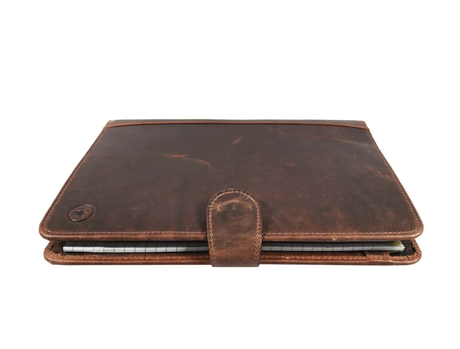 Burgos Leather Organizer - Walnut Brown