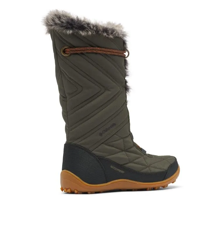 Columbia Women's Minx Mid III Omni Heat Waterproof Boots- Nori/ Khaki