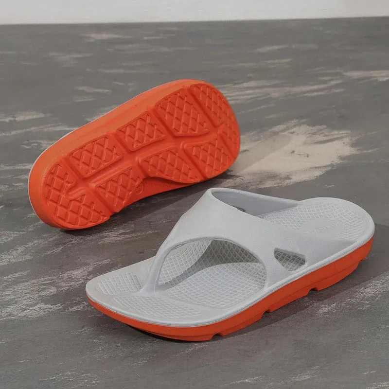 Cuzcare Men Orthopedic Sandals Non-slip Beach Flip-flops