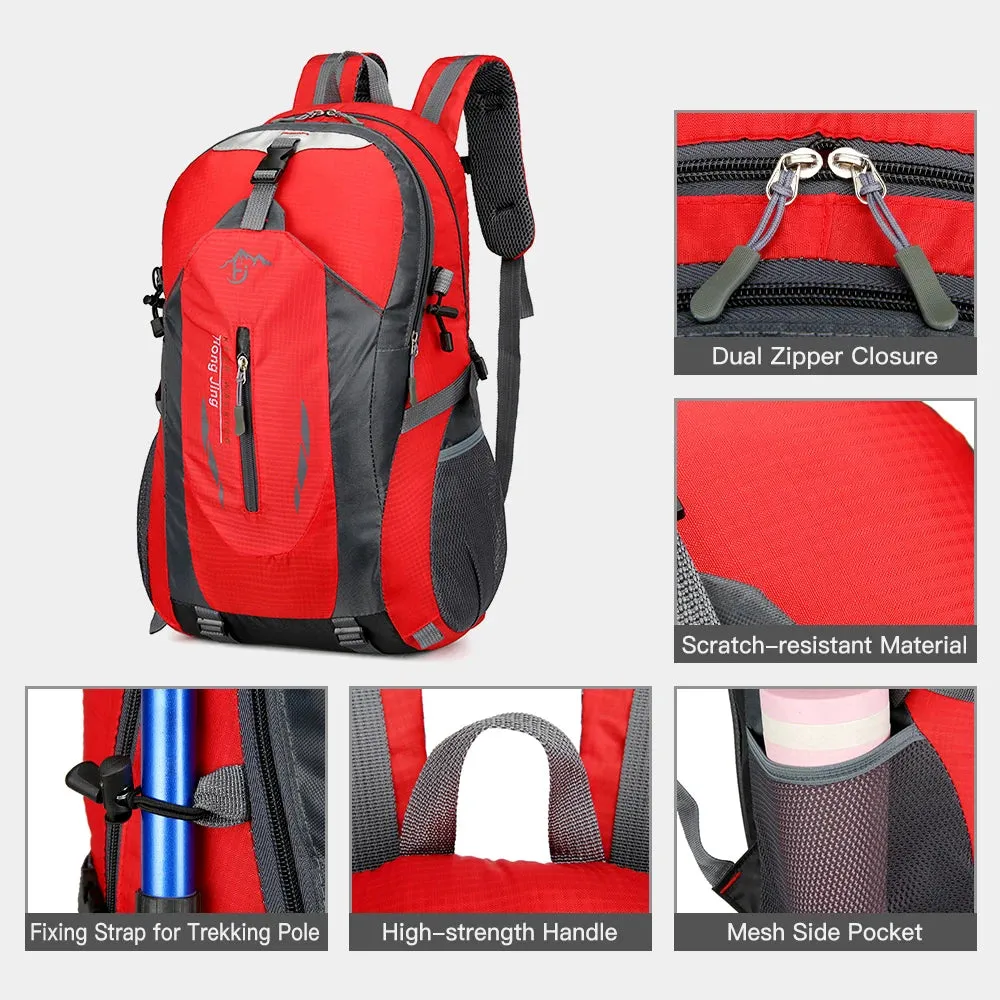 Hiking Backpack Waterproof Climbing Rucksack Lightweight Outdoor Trekking Daypack Travel Laptop Backpack for Men Women