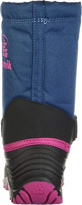 Kamik Rocket Light Navy Cold Weather Little Kid/Big Kid Winter Snow Boots