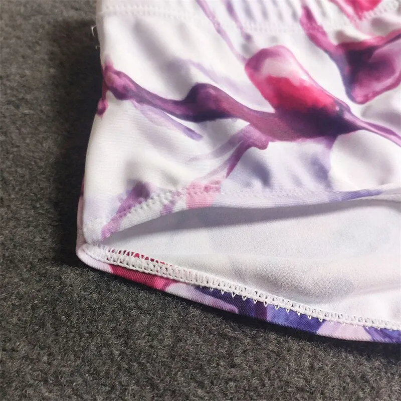Lily Watercolor Swim Trunks