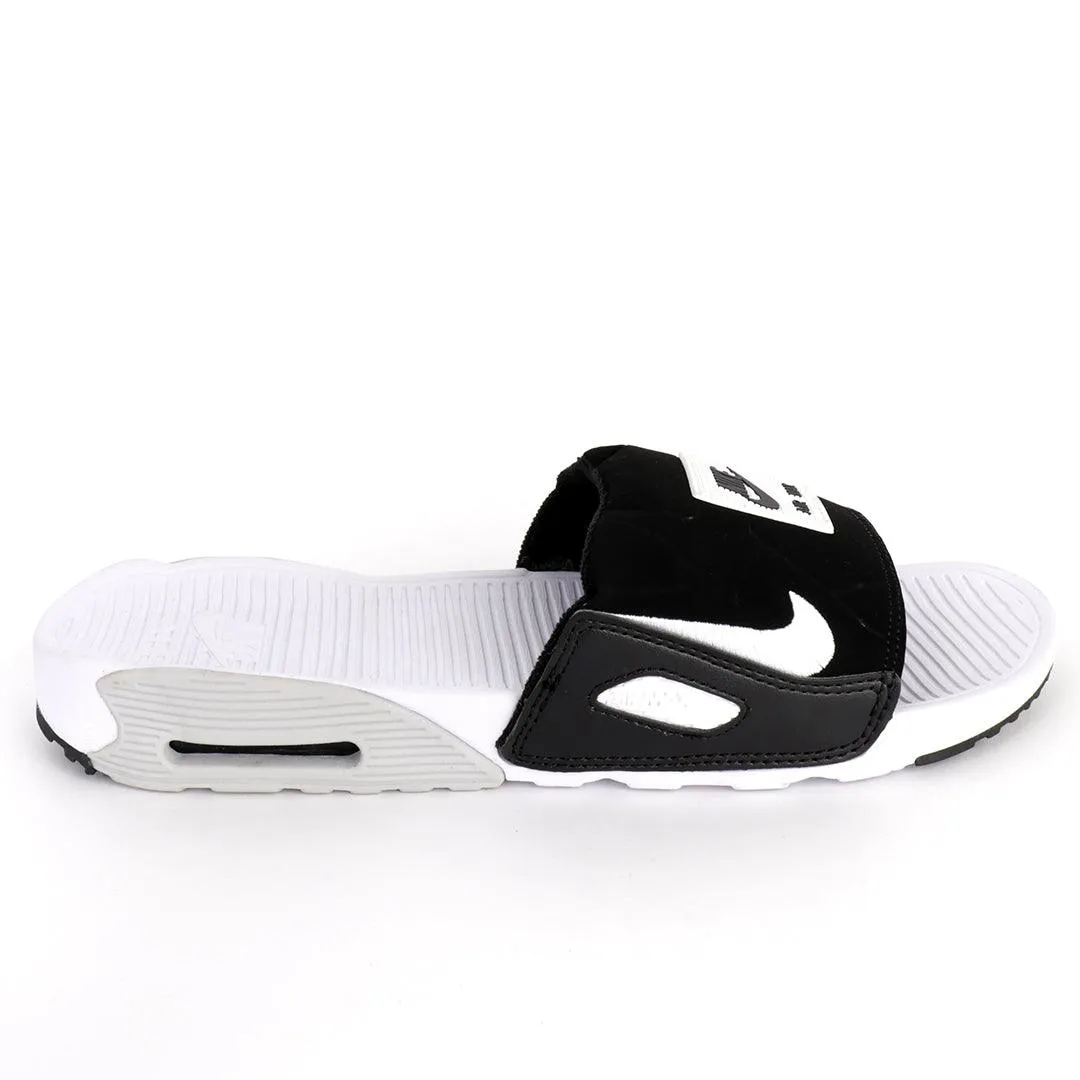 NK Camden Black And White Design Sneaker Sole Slides