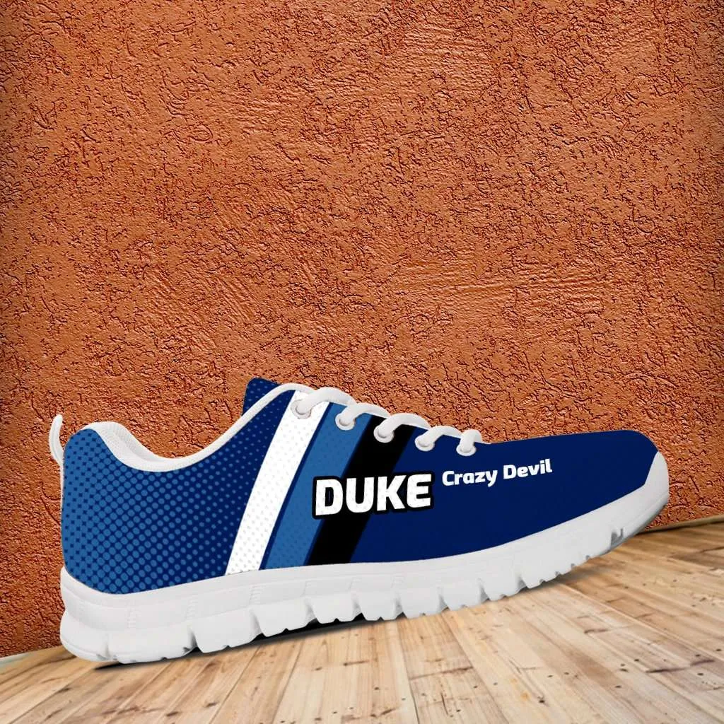 North Carolina Duke Crazy Devil Basketball Fans Running Shoes