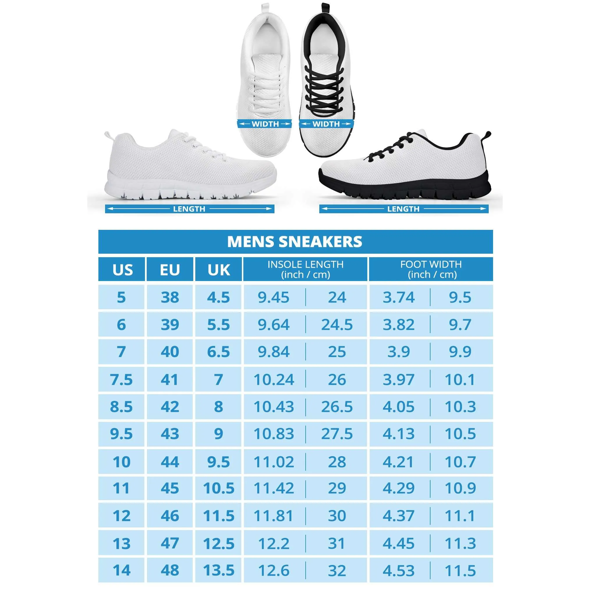 North Carolina Duke Crazy Devil Basketball Fans Running Shoes