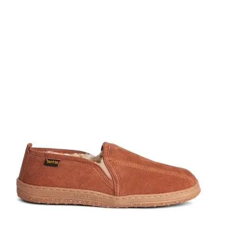 Old Friend Footwear Men's Romeo Slippers- Chestnut