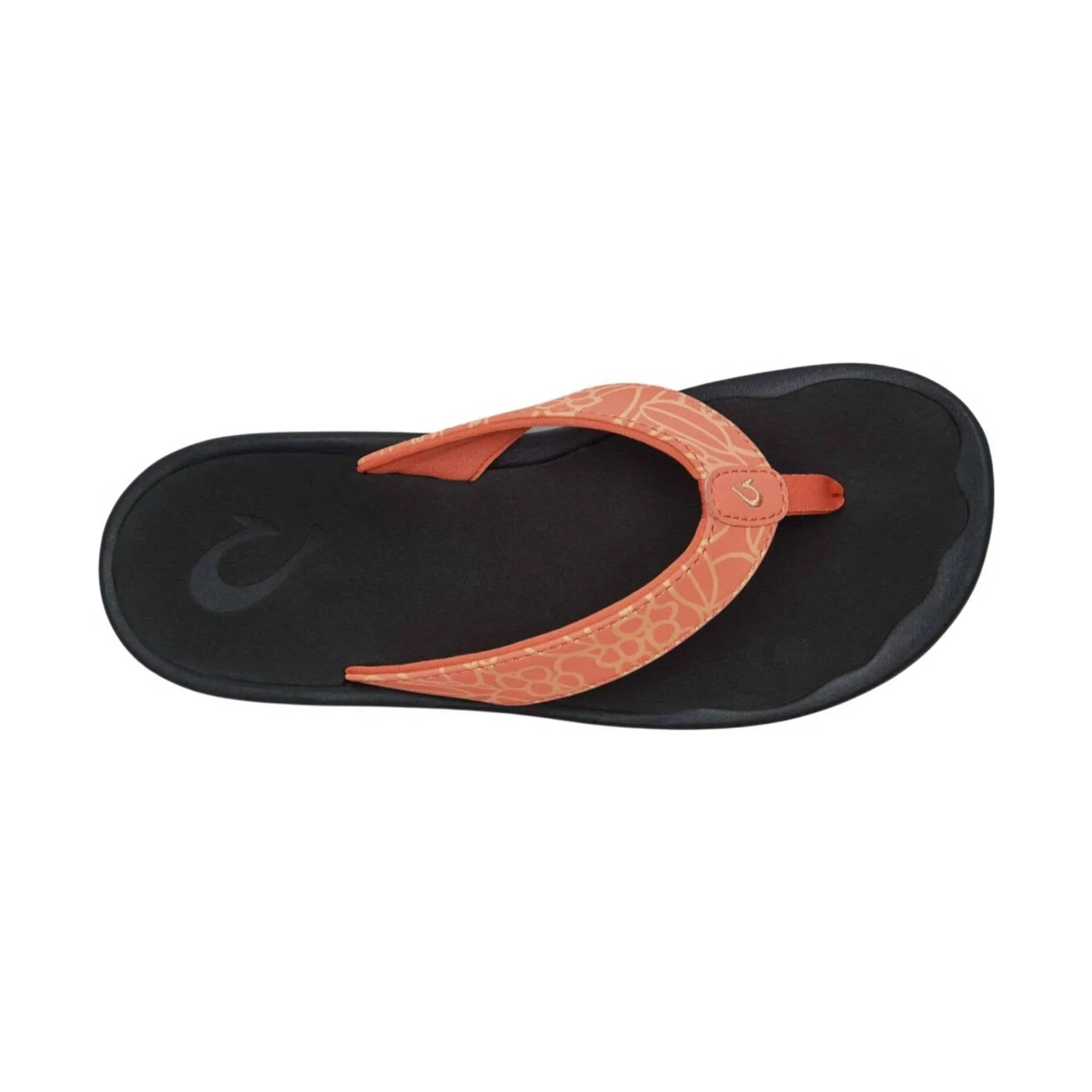 Olukai Women's Ohana Flip Flop - Fusion Coral/Onyx