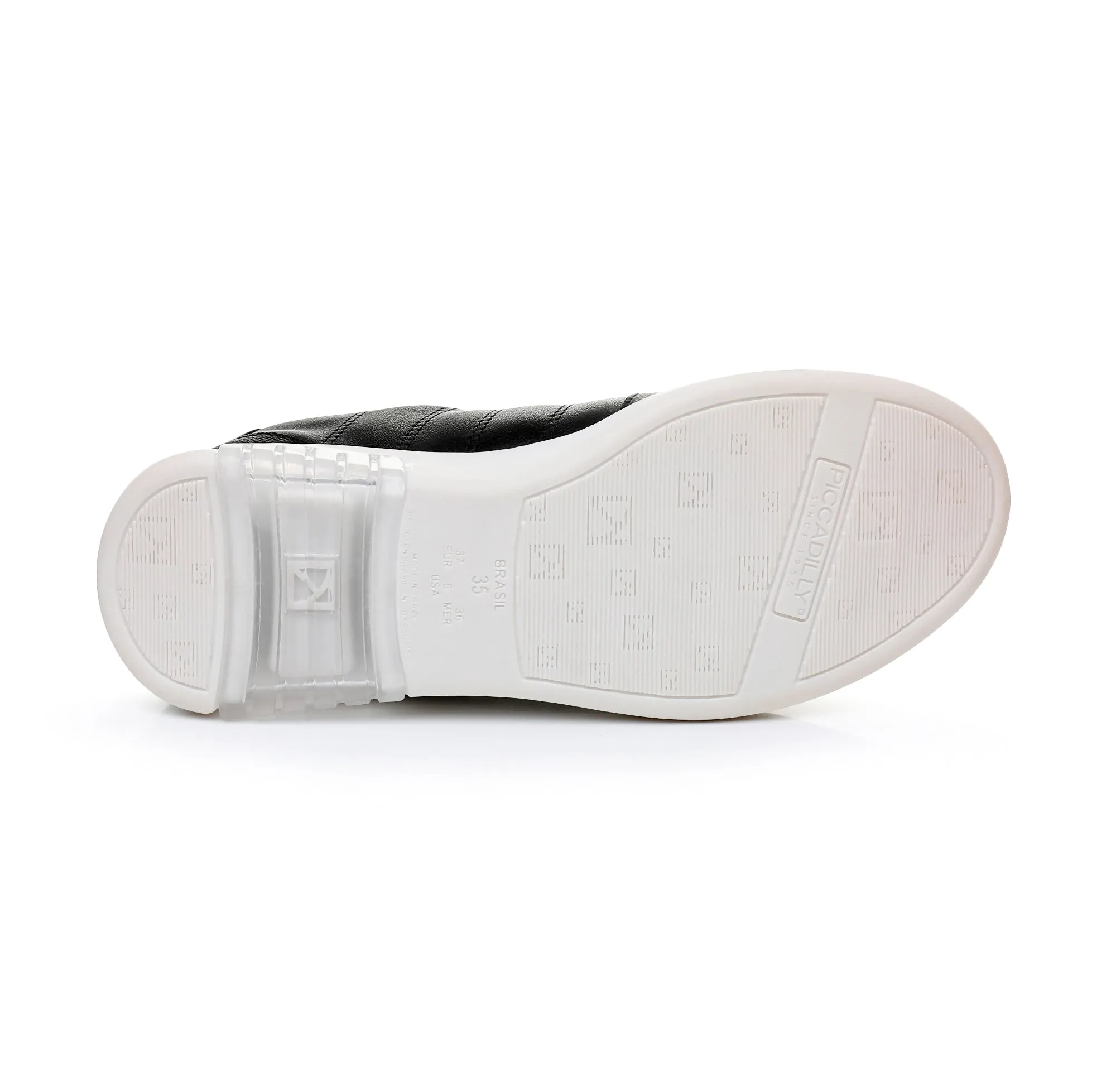 Piccadilly Black Women's Sneaker Shoe with Elastic Lace (953.002)