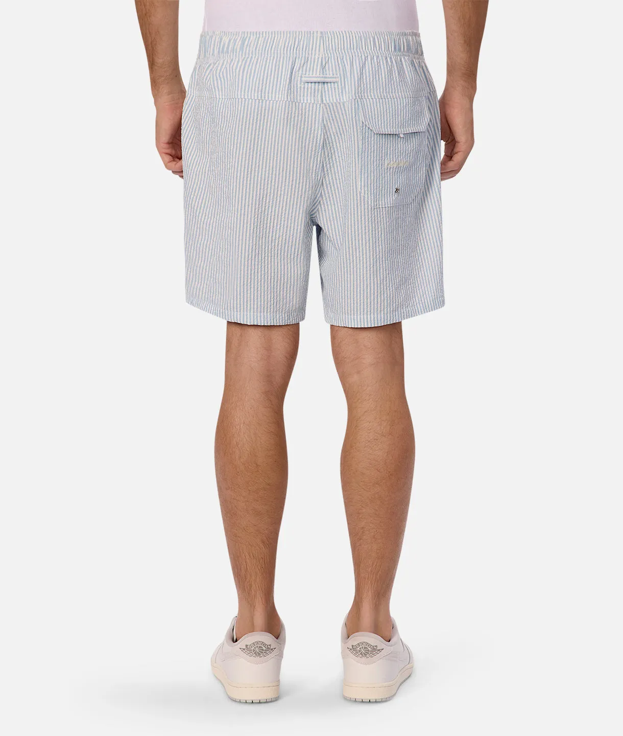 The Coressia Swim Trunk - Blue White