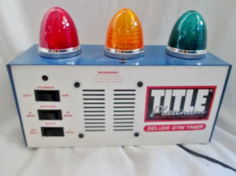 TITLE PLATINUM DELUXE GYM TIMER Boxing Punching Training Gym Fitness Ring Electronic