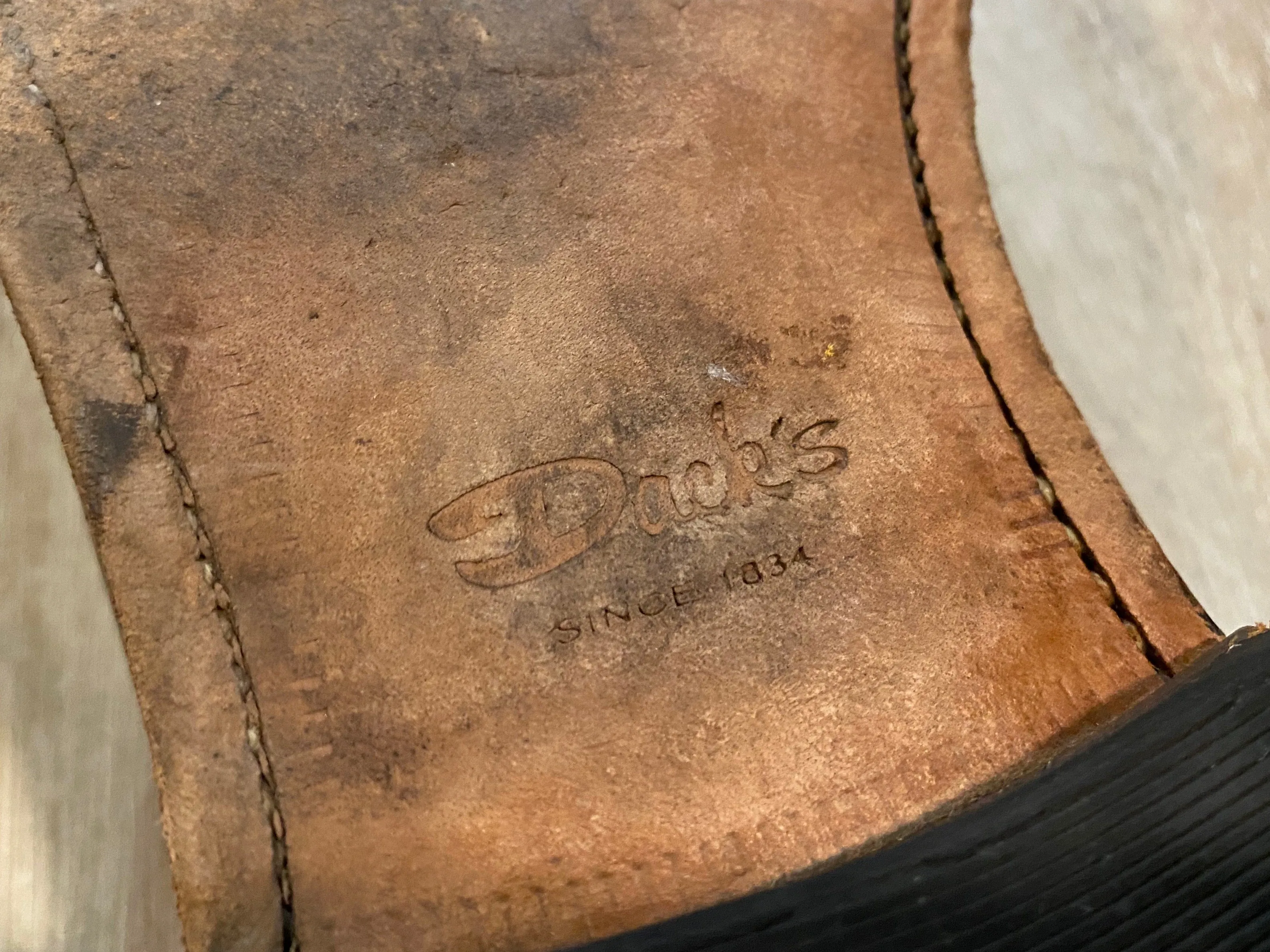 Wingtip Brogue Dack's Derby Shoes 9M 42 (Mexico)