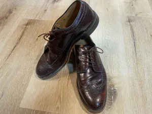 Wingtip Brogue Dack's Derby Shoes 9M 42 (Mexico)