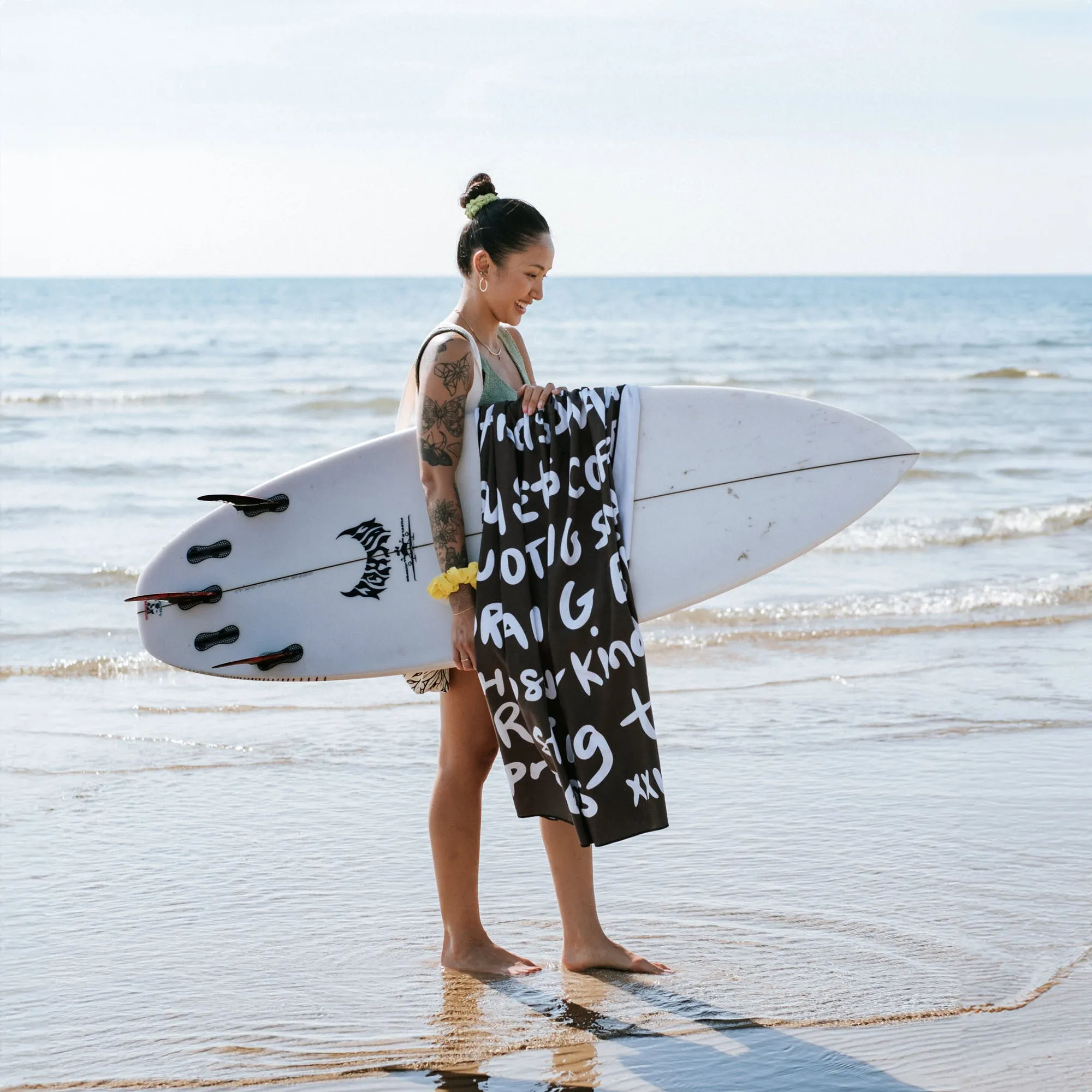 XXL Reversible Microfiber Beach Towel