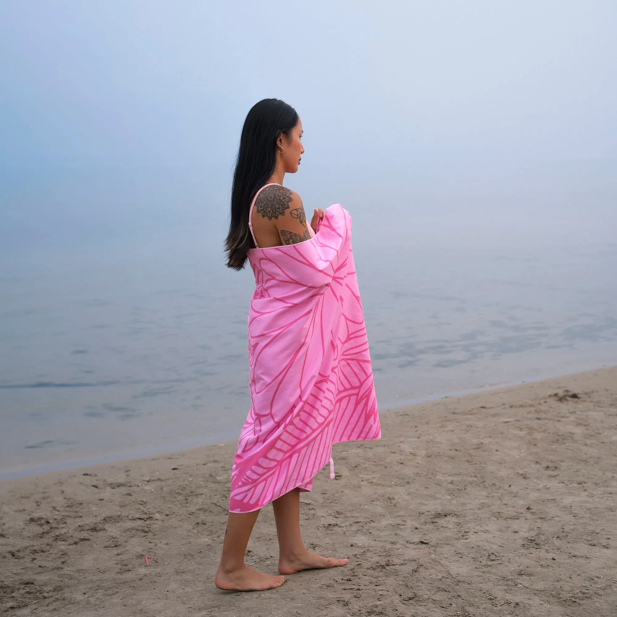 XXL Reversible Microfiber Beach Towel