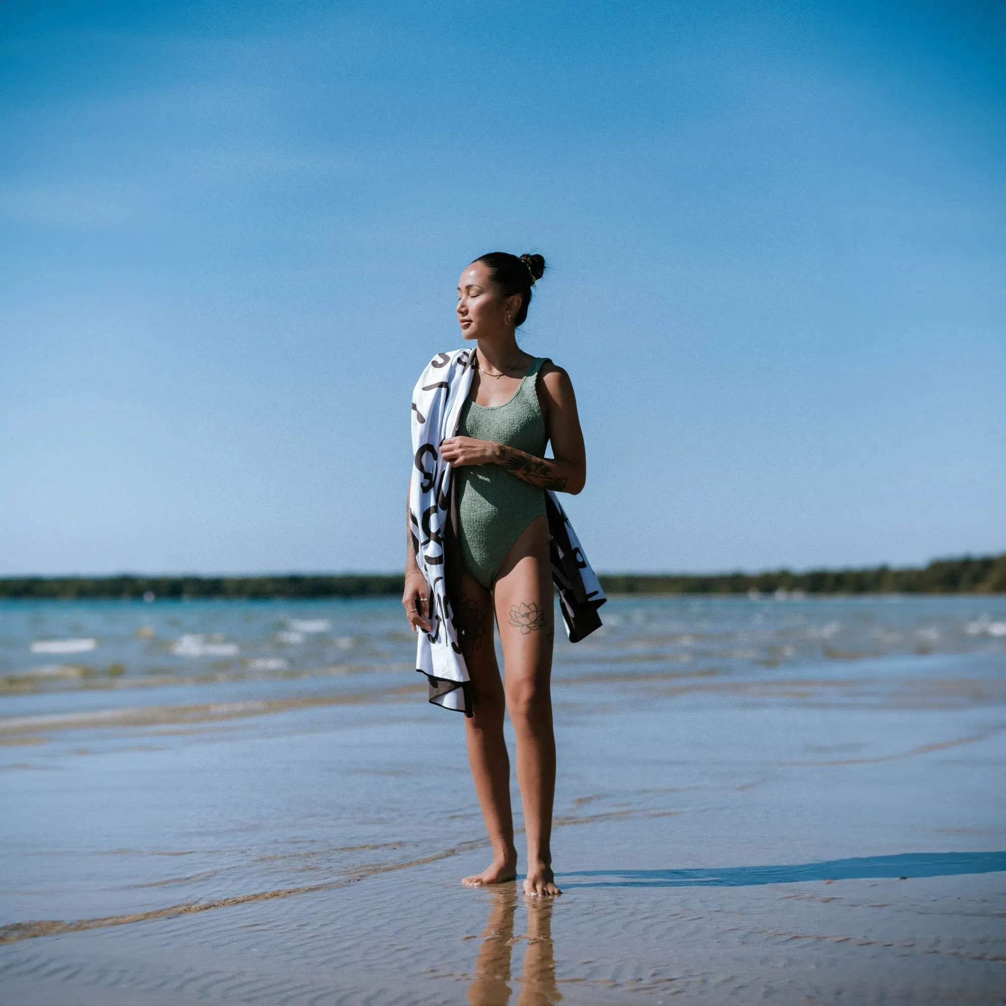 XXL Reversible Microfiber Beach Towel
