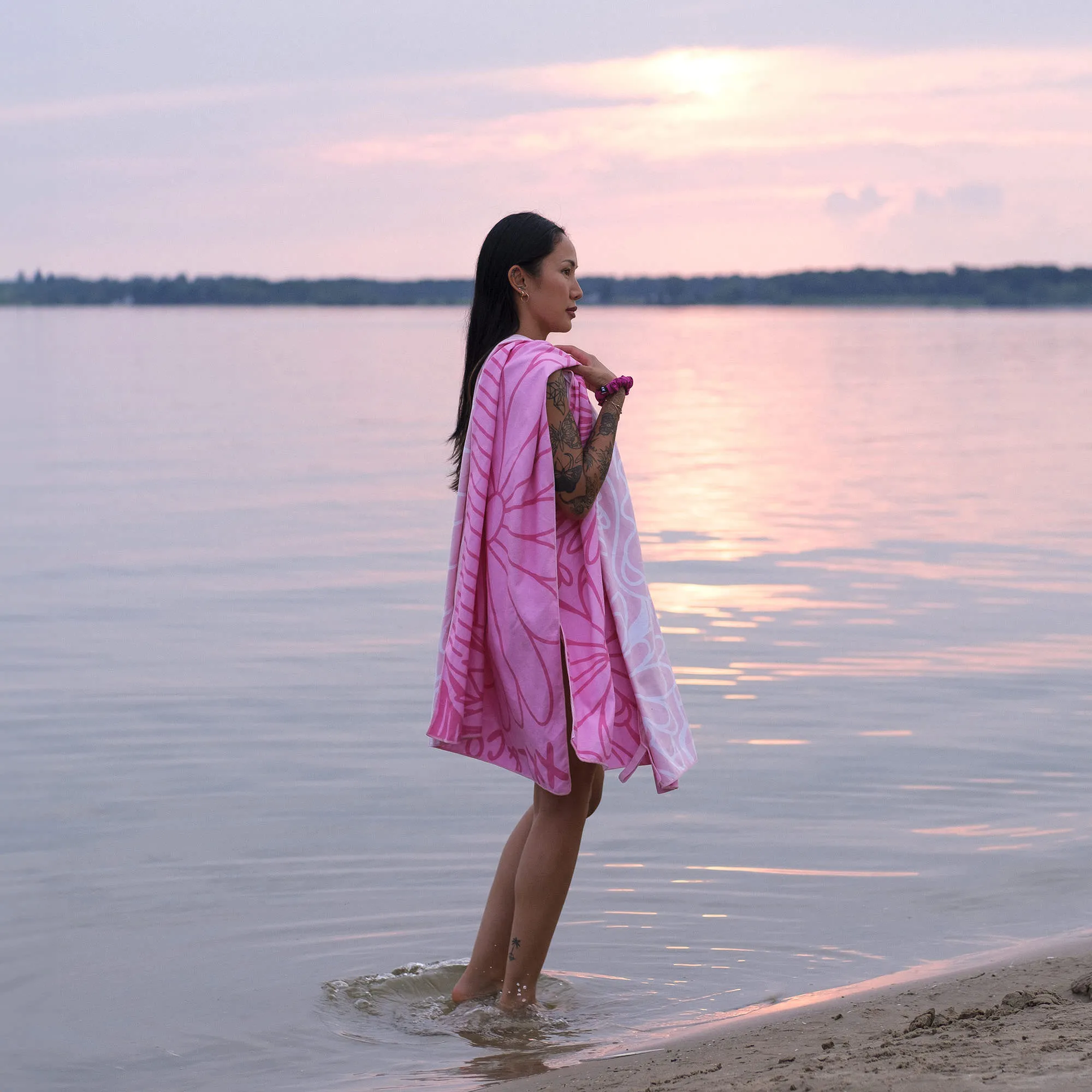 XXL Reversible Microfiber Beach Towel