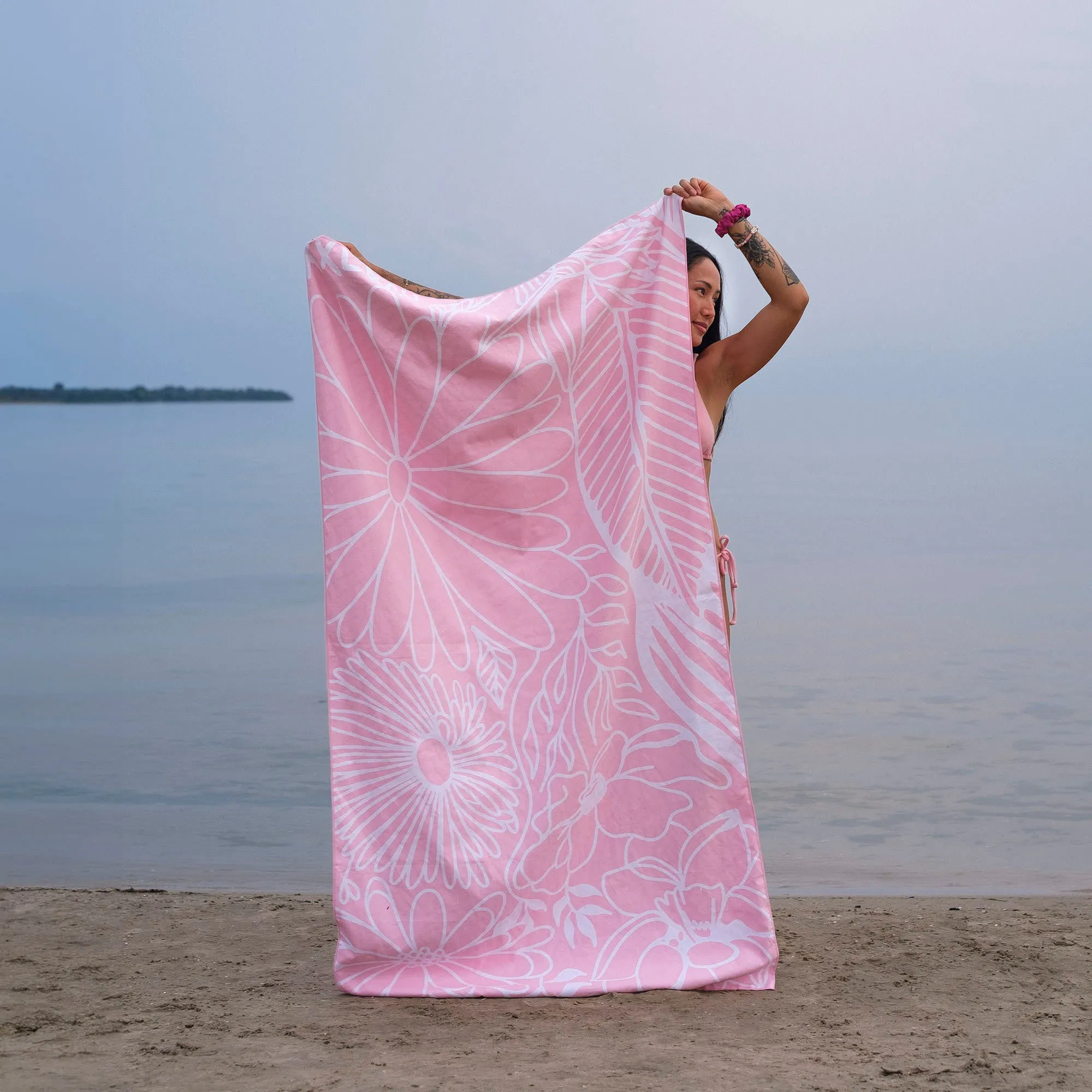 XXL Reversible Microfiber Beach Towel