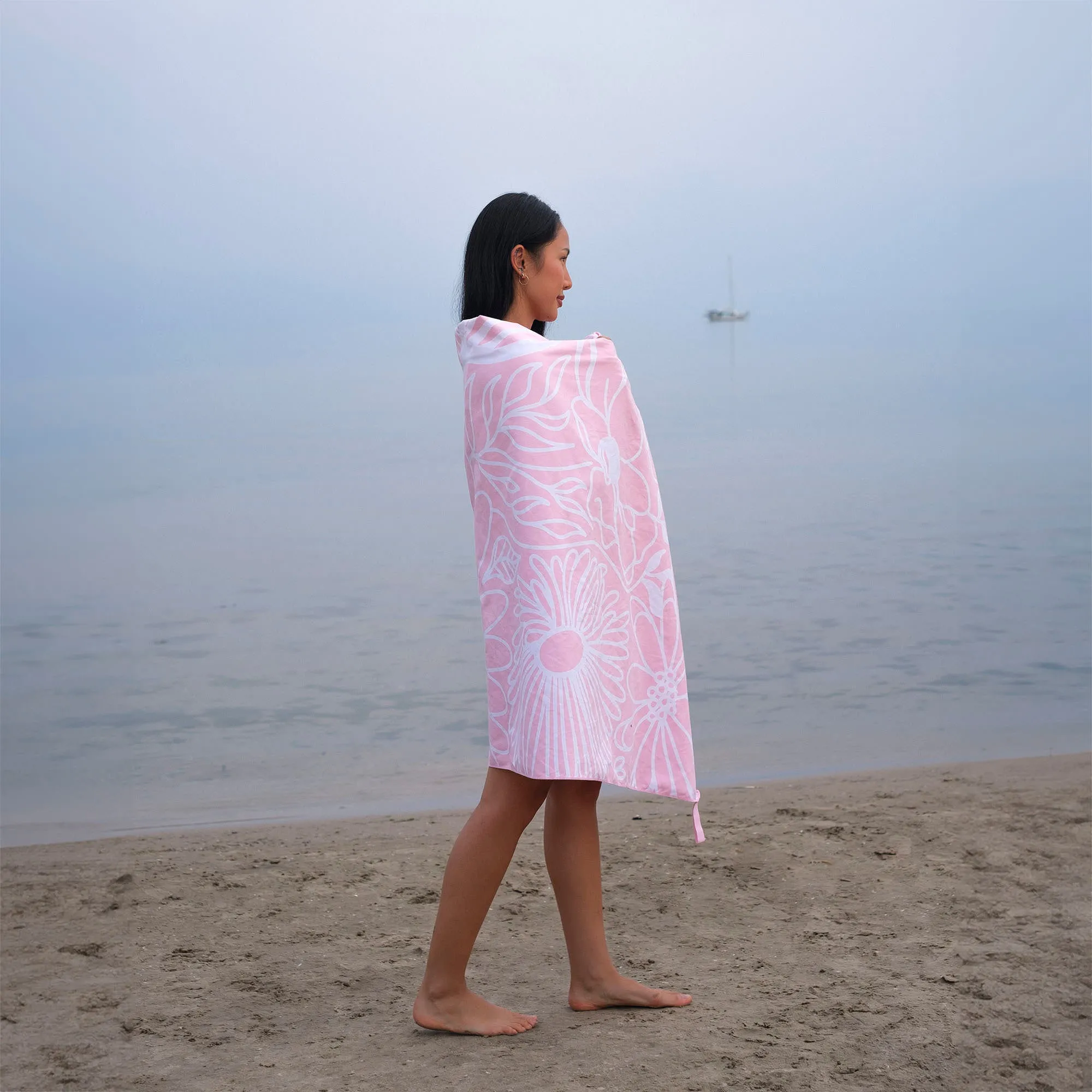 XXL Reversible Microfiber Beach Towel