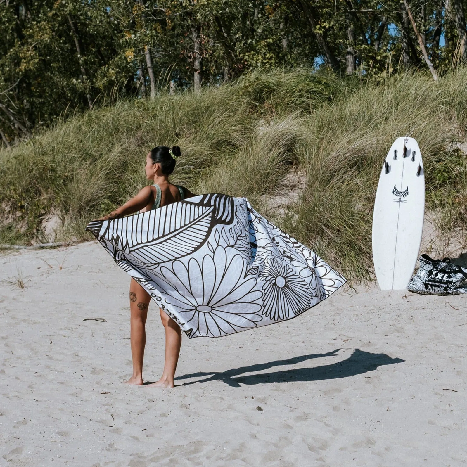 XXL Reversible Microfiber Beach Towel