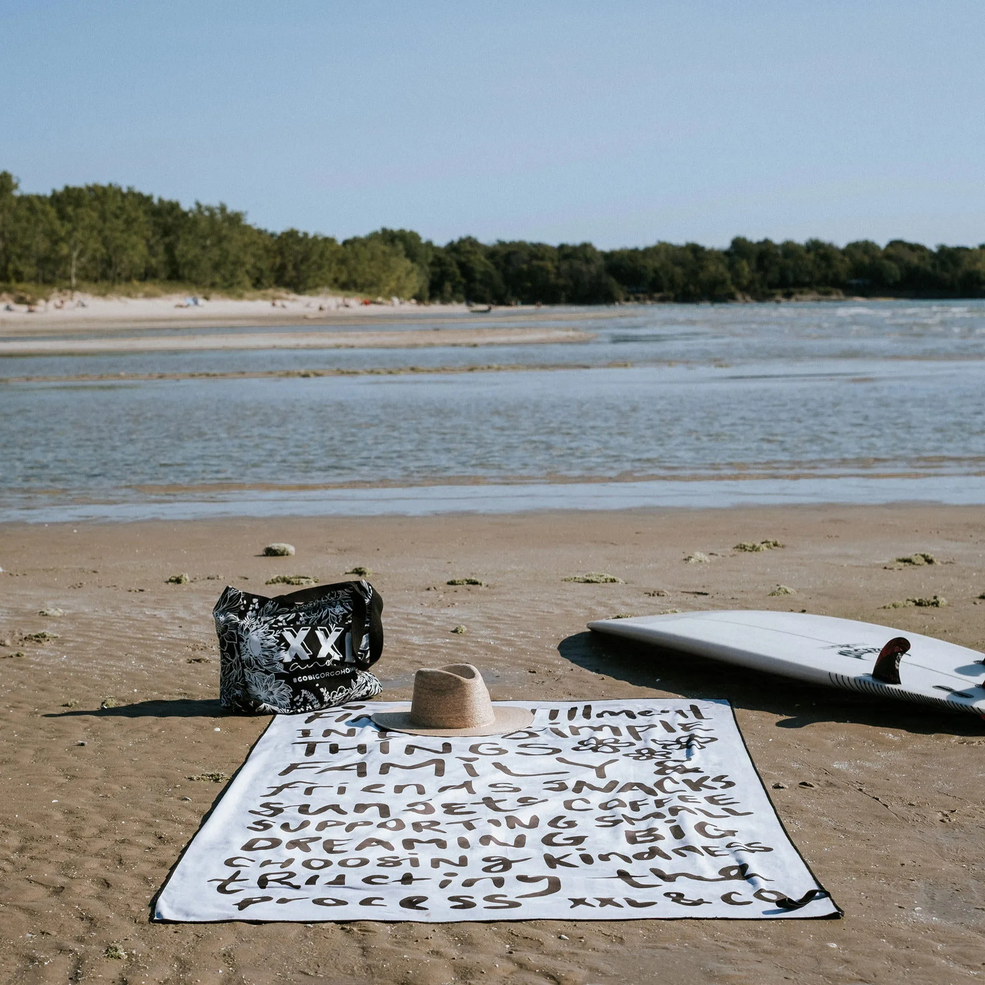 XXL Reversible Microfiber Beach Towel