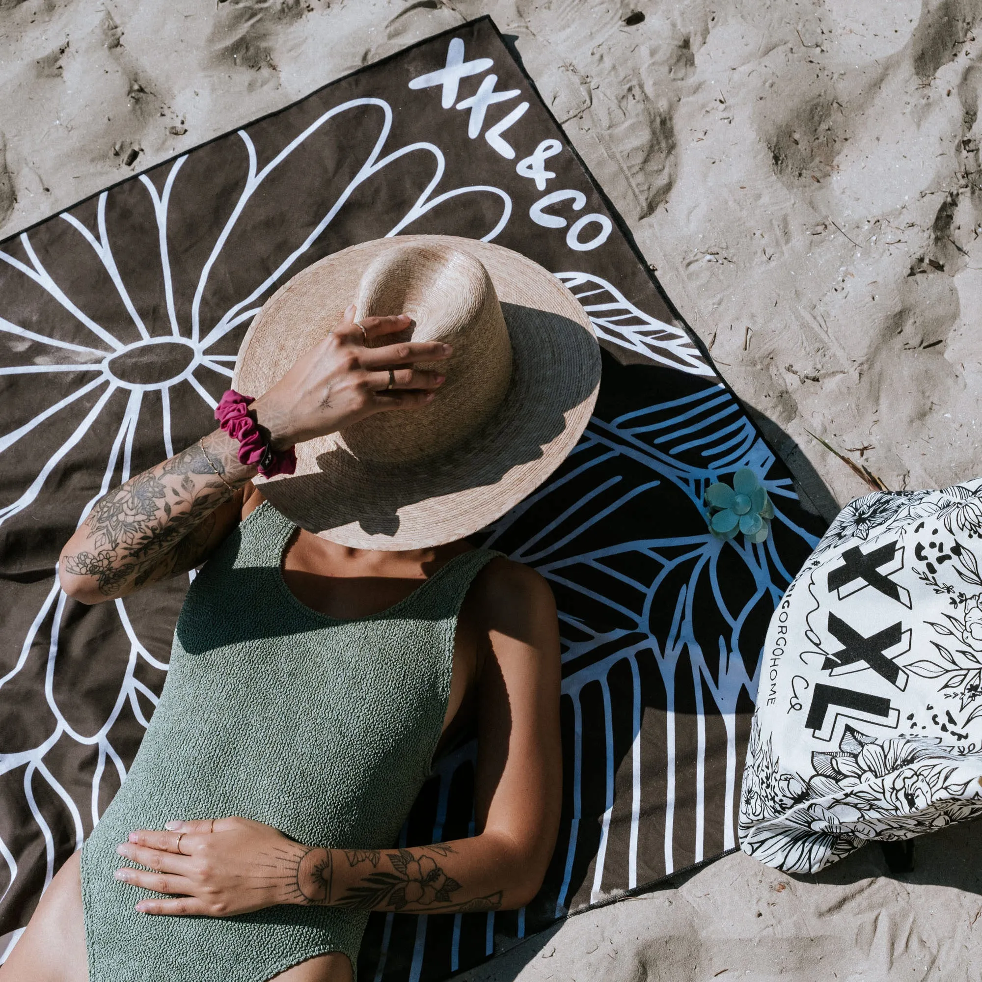 XXL Reversible Microfiber Beach Towel